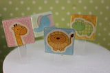 Baby Shower Safari Animals Cupcake Picks