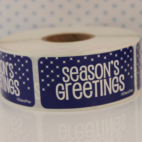 Season's Greetings Sicker Labels