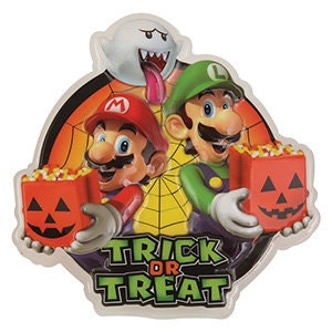 Mario and Luigi Halloween Pop Top