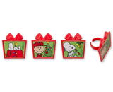 Snoopy Christmas Rings