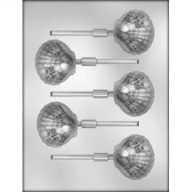 Clam Shell Lollipop Candy Mold