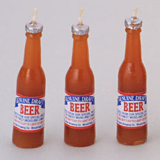 Beer Bottle Candles